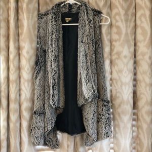 Fur Vest size Large